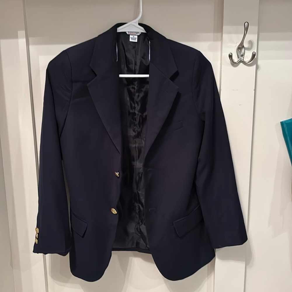Navy blue boys blazer size 10